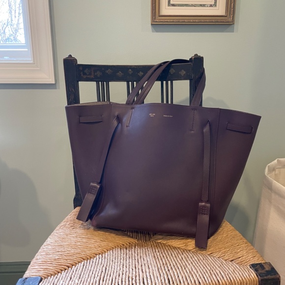 Celine Cabas Phantom Bag Small—Burgundy - Picture 10 of 10